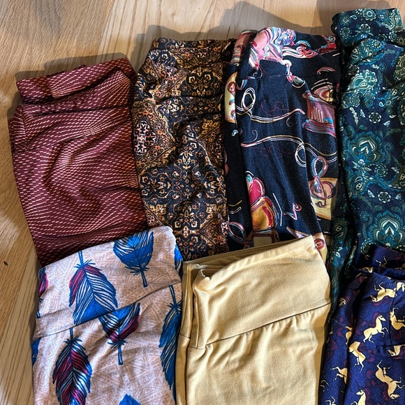 LuLaRoe One Size Legging Lot - 16 Pairs - Picture 2 of 8